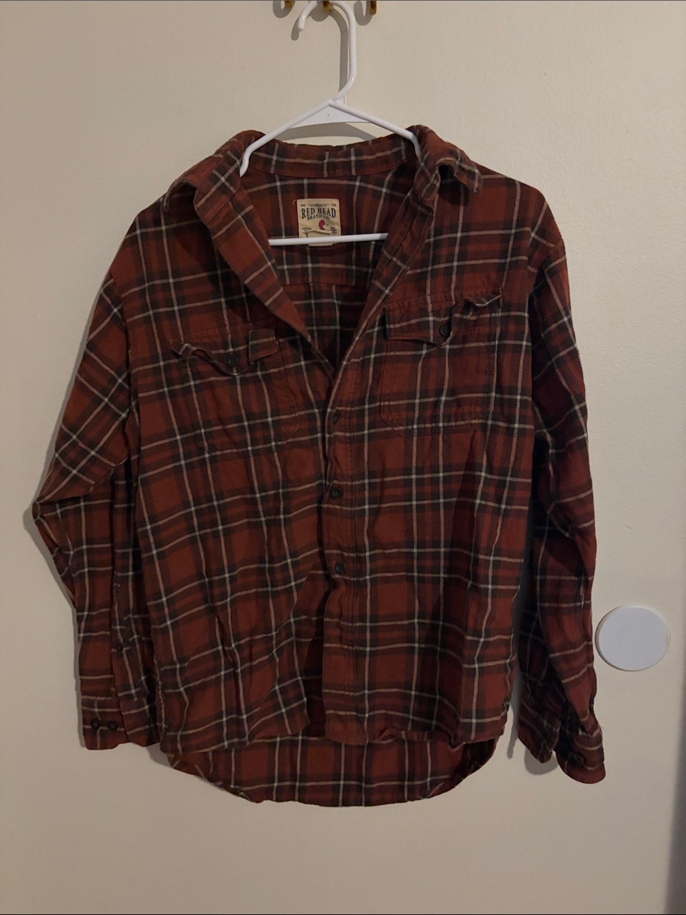 RedHead Rust Plaid Button-Down Shirt
